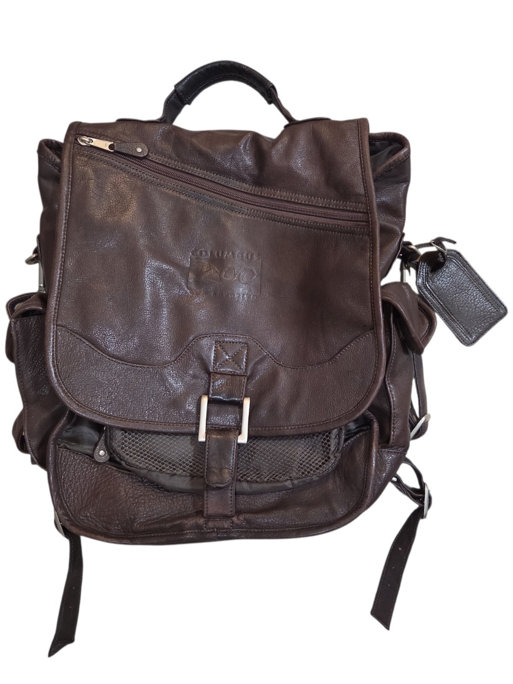 Canyon Outback Columbus Zoo Leather Convertible Bag
